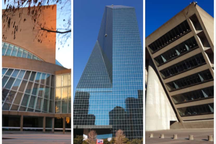 Edificios de Dallas que fueron diseñador por el arquitecto I.M. Pei. El Morton H. Meyerson...