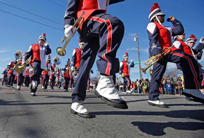 
The Kimball High School band marched during the 29th annual Elite News Martin Luther King...