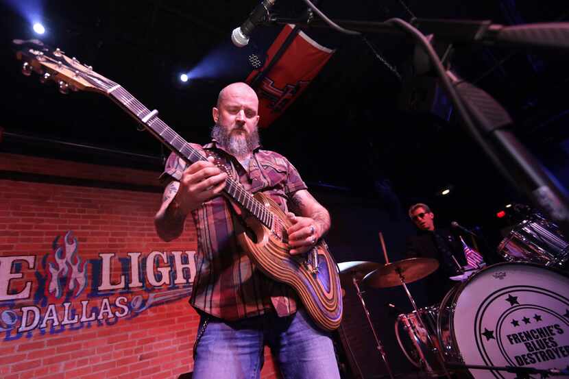 Frenchie's Blues Destroyers, featuring Kevin "Frenchie" Sciou (left) and Pete Coatney...