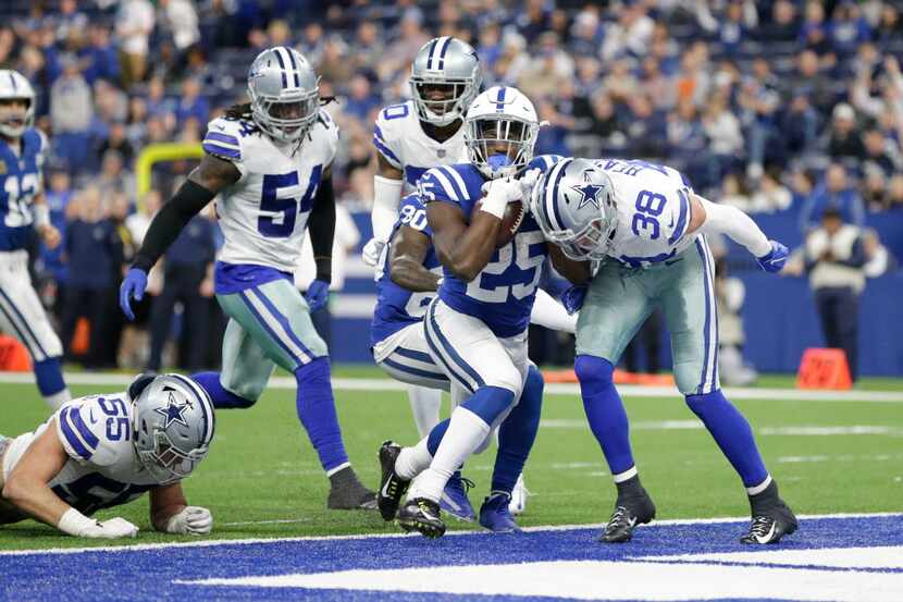 Indianapolis Colts derrotaron 23-0 a los Dallas Cowboys el domingo. (AP Photo/AJ Mast)
