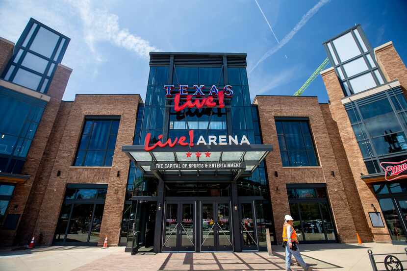 The Texas Live! entertainment complex in Arlington will feature concert venues and restaurants.