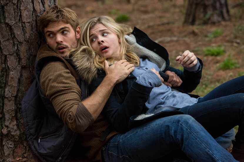 Alex Roe, left, and Chloe Grace Moretz star in Columbia Pictures' "The 5th Wave"