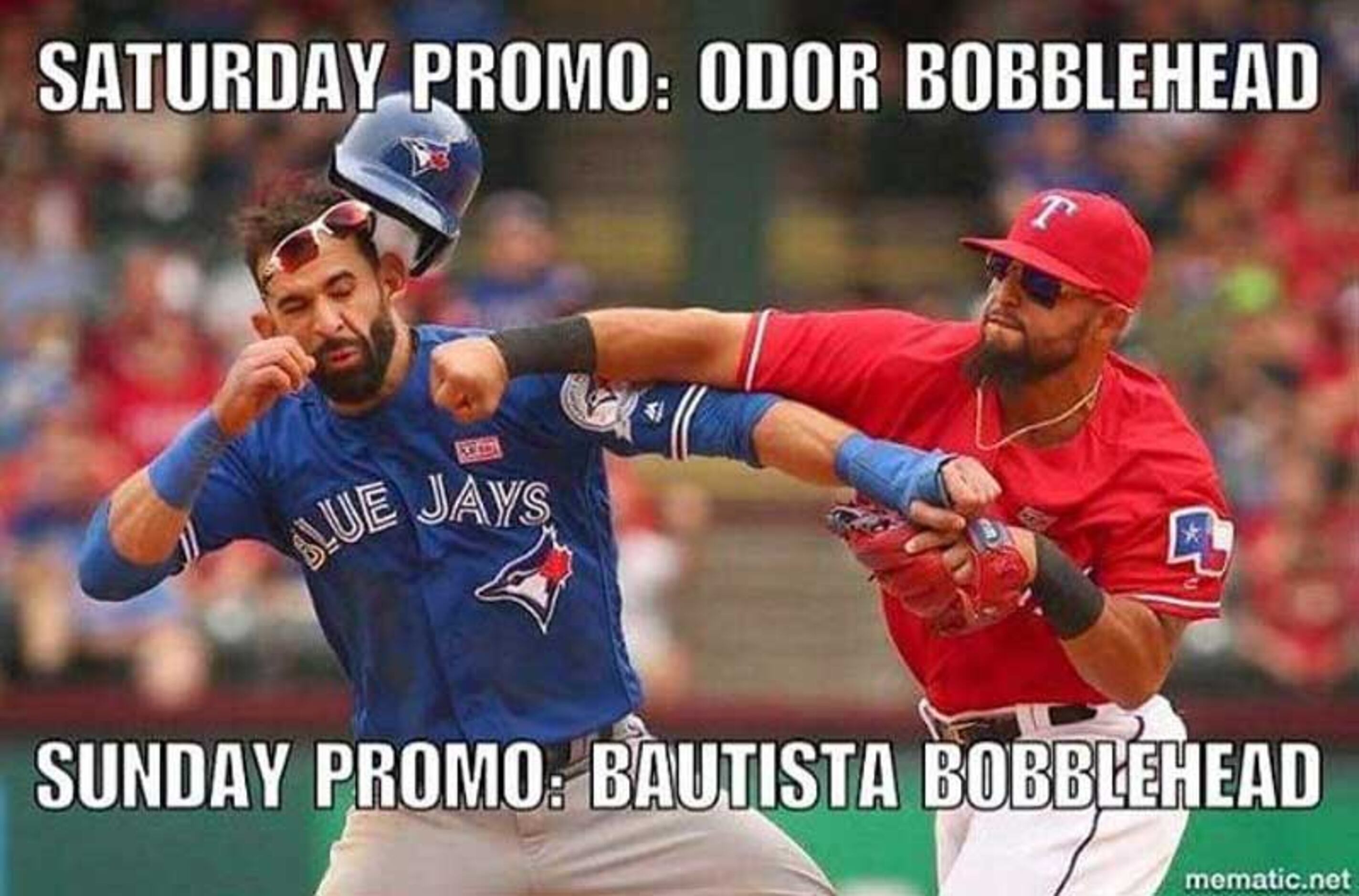 Texas Rangers' Rougned Odor lands punch to face of Toronto Blue Jays' Jose  Bautista during brawl - ESPN