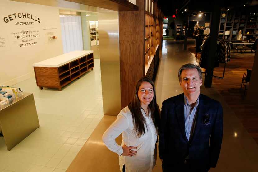 Rachel Shechtman, Macy’s brand experience officer, and Macy’s chairman and CEO Jeff Gennette...