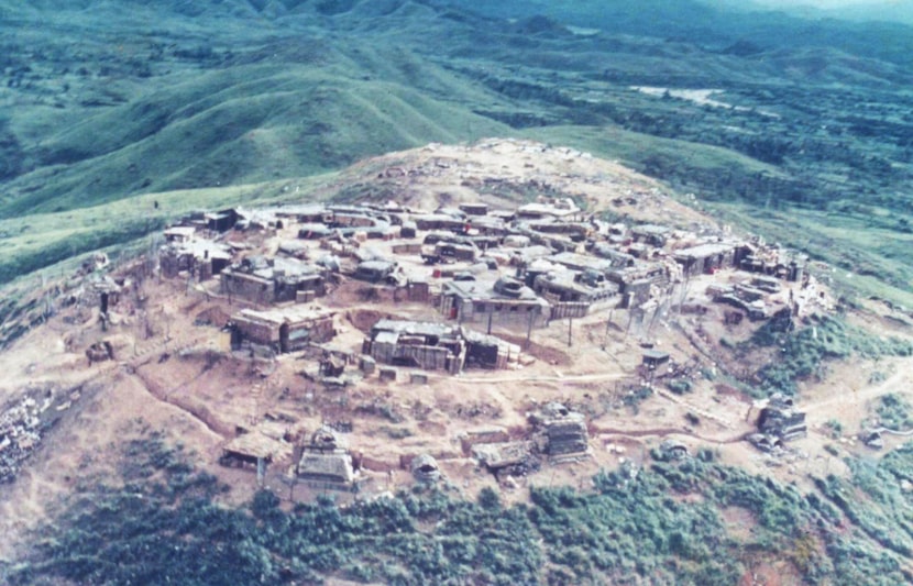 Fire support base Siberia -- also known as LZ Siberia -- in Vietnam. Capt. Michael...