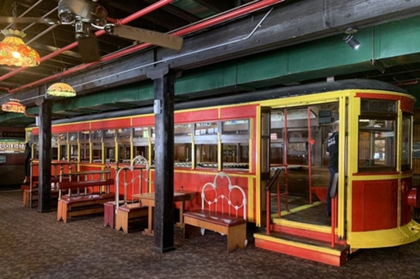 Interested in purchasing the full-sized trolley inside the shuttered Spaghetti Warehouse in...