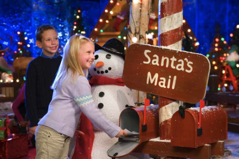 Bass Pro Shops Santa's Wonderland features special holiday attractions.