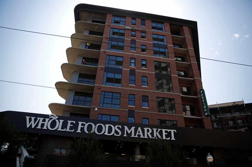  The Gables McKinney Avenue apartments sit above the forthcoming Whole Foods Market in...