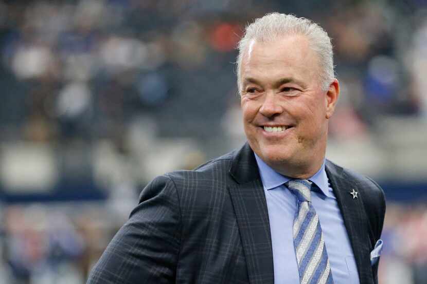Dallas Cowboys executive Stephen Jones is pictured before during the New York Giants vs. the...