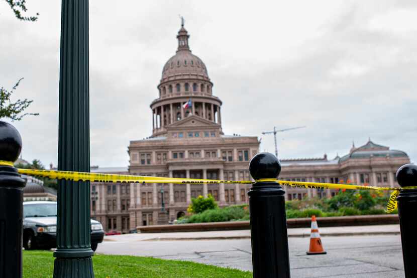 The north entrance to the Texas Capitol, off 15th Street in Austin, has been the only point...