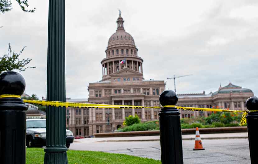 The north entrance to the Texas Capitol, off 15th Street in Austin, has been the only point...