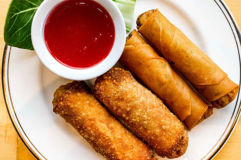 Pork egg rolls and vegetable spring rolls have been some of the bestsellers at Cafe Hunan at...