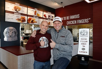 Garrett Reed (right) grew up in College Station and went to the same high school as the man...