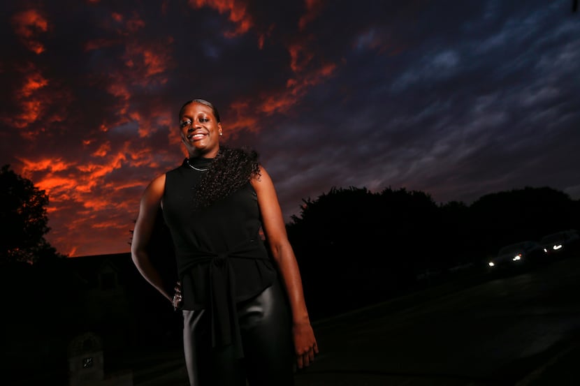 Joyner Holmes, formerly of Cedar Hill High School and the University of Texas, poses for a...