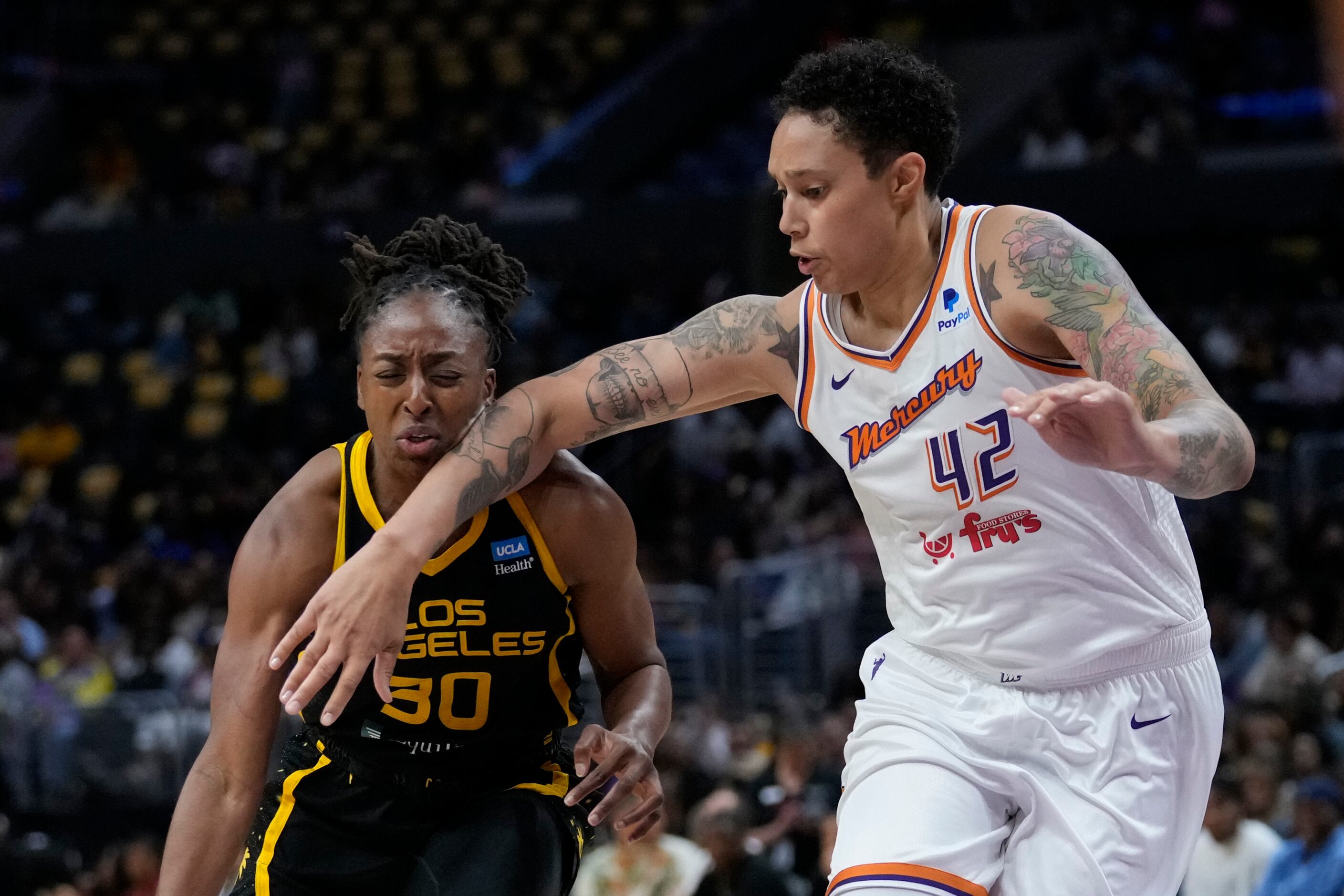 LA Sparks defeat Griner, Mercury 94-71 in WNBA season opener - The