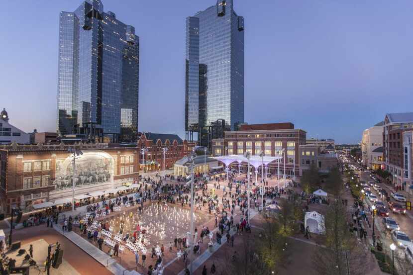 Sundance Square Plaza in Fort Worth 10312014xGUIDE