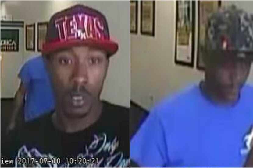 The two men accused of robbing a Advance America loan store in Carrollton and Cash Store in...