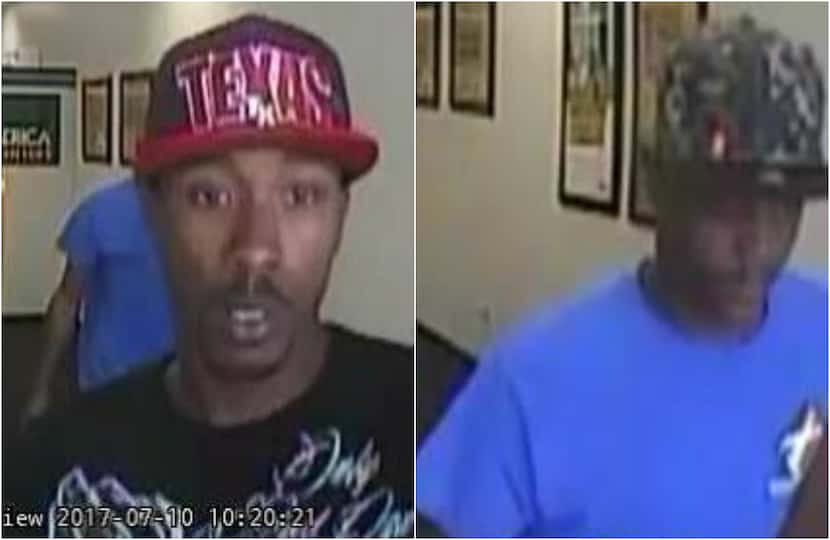 The two men accused of robbing a Advance America loan store in Carrollton and Cash Store in...