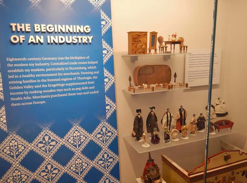   The museum  credits Germany for creating the first mass-produced toys.