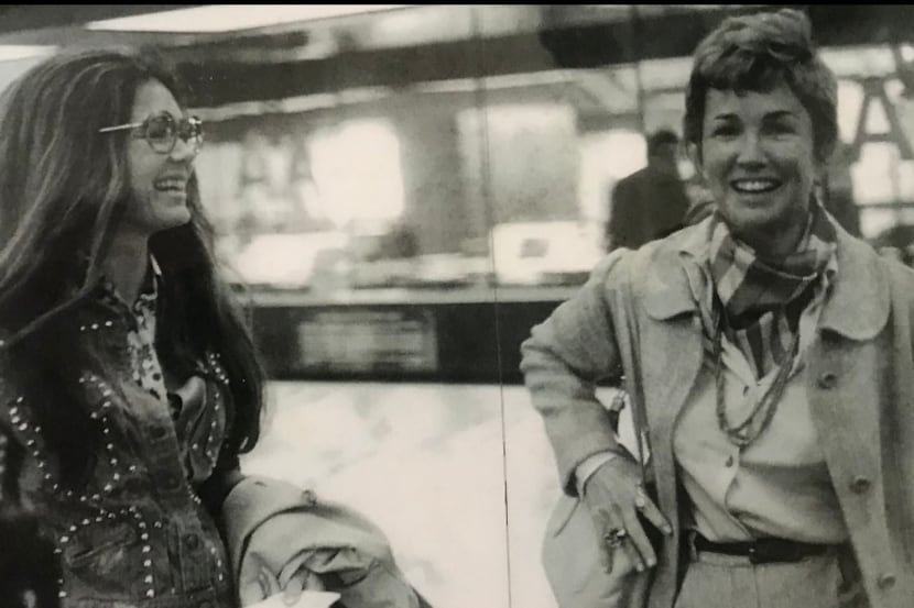 In 1972, Women for Change brought Gloria Steinem (left), the world's most famous feminist,...