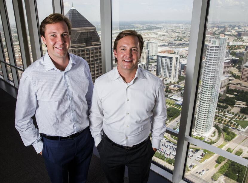 Tommy Hicks, left, and Mack Hicks are full partners in Hicks Holdings, the family investment...