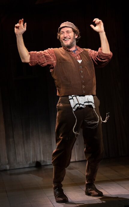 Yehezkel Lazarov, the star of the touring production of Fiddler on the Roof, which will open...