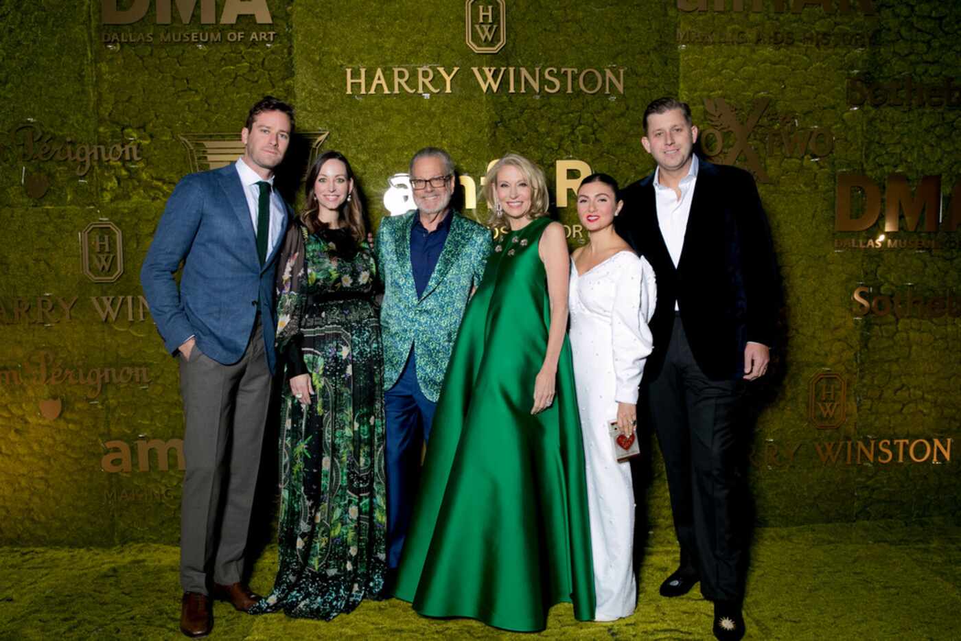 Armie Hammer, Melissa Ireland, Howard Rachofsky, Cindy Rachofsky, Nasiba Hartland-Mackie,...