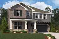One of the home plans offered by Atlanta-based builder Ashton Woods at Coyote Meadows, a new...