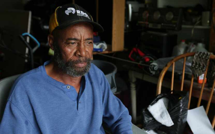 Disabled Navy veteran James Jones, 66, lives two doors down from where the kids were...