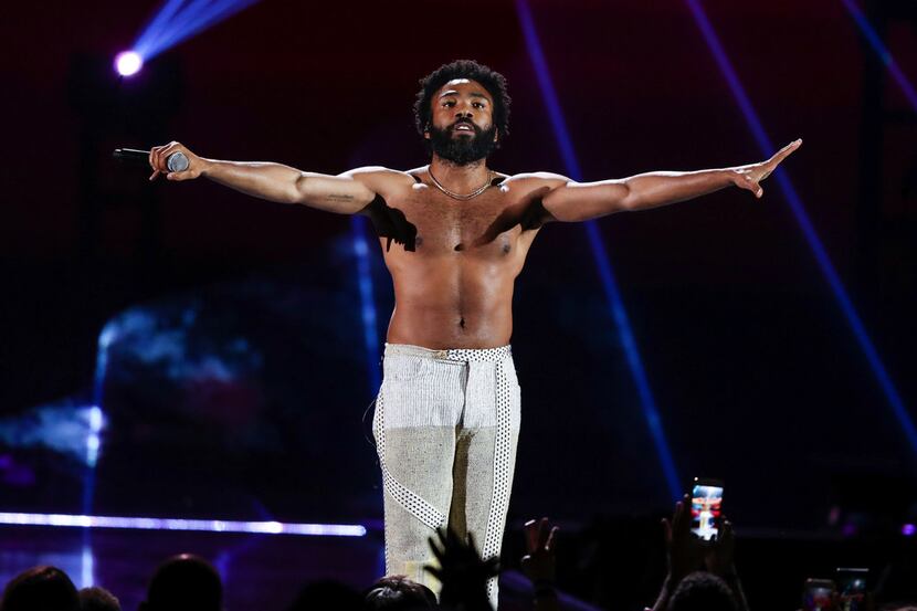 Childish Gambino performs at the 2018 iHeartRadio Music Festival Day 1 held at T-Mobile...