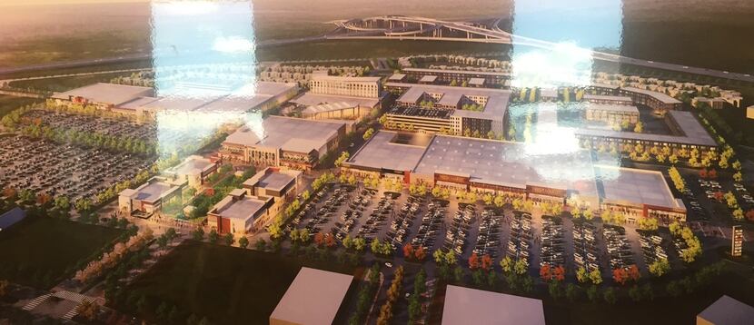  Some sections of the 40-year-old mall in southwest Dallas would be demolished. (Omniplan)