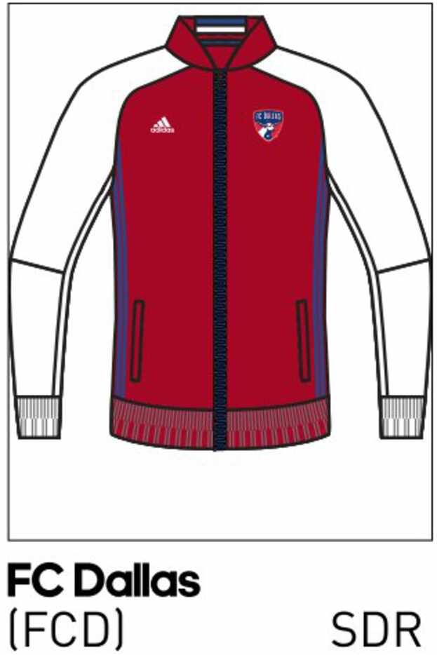 2016 FC Dallas "anthem" jacket. 