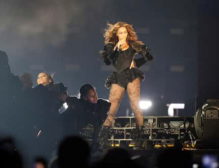 Fierce: That was Beyonce on Monday night in Arlington. This photo is from her May 1...