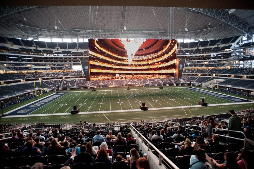 
Simulcasts of Dallas Opera productions at AT&T Stadium are among the company’s efforts to...