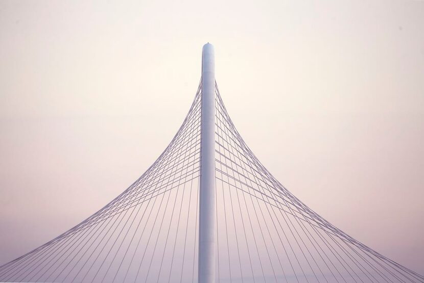 The Margaret Hunt Hill Bridge (Tom Fox/The Dallas Morning News)