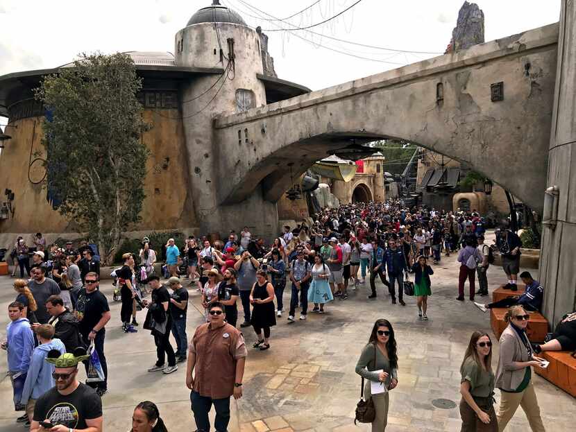 Star Wars: Galaxy's Edge is a popular new expansion area at Disneyland in Anaheim, Calif. 