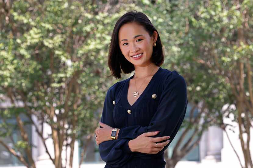 Former Miss Texas Averie Bishop is running against Rep. Angie Chen Button for the House...