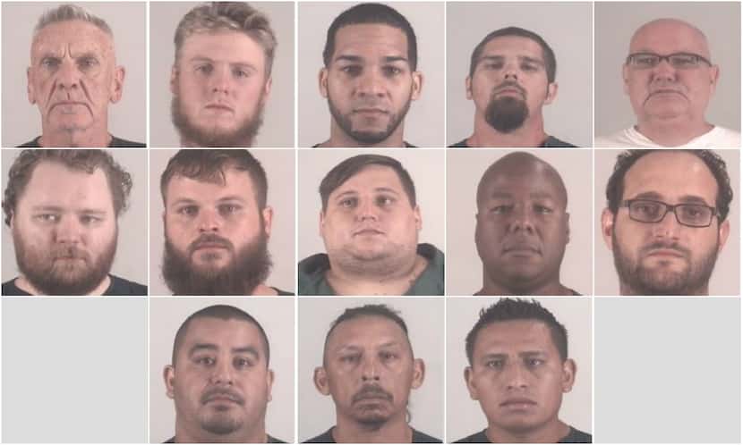 From left (top row): Ronald Leroy Moore, 71; Cole Russell Maxfield, 20; Eliecer Aguayo...