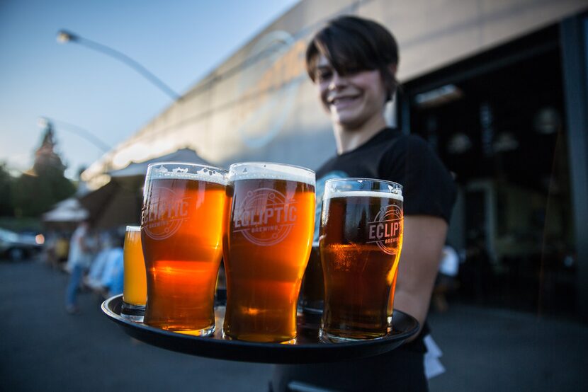 Ecliptic Brewing is among Portland's many breweries. 