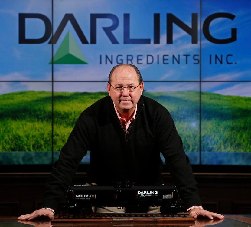CEO Randy Stuewe poses for a photograph at Darling Ingredients in Irving, Texas, Friday,...