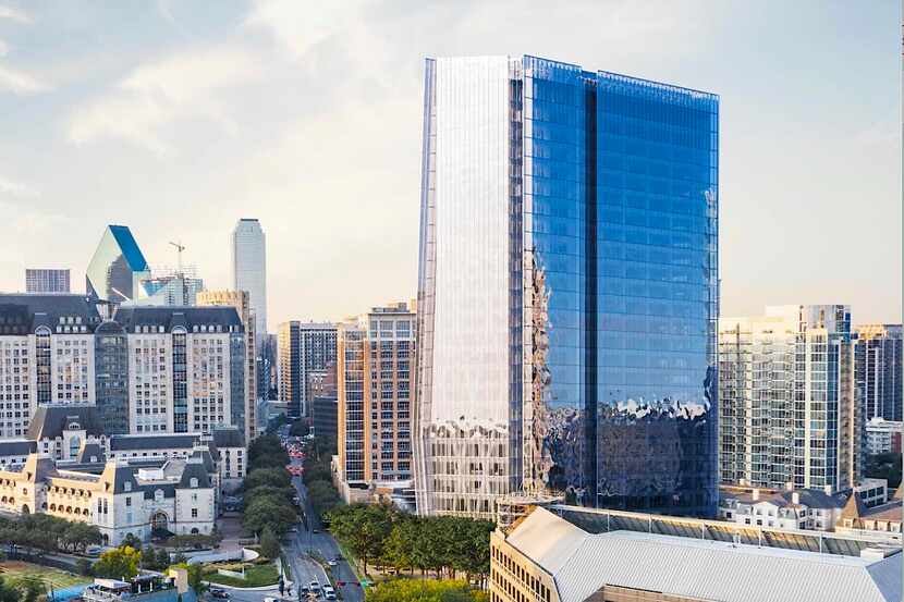 The 23Springs office tower, located across the street from The Crescent in Uptown Dallas, is...