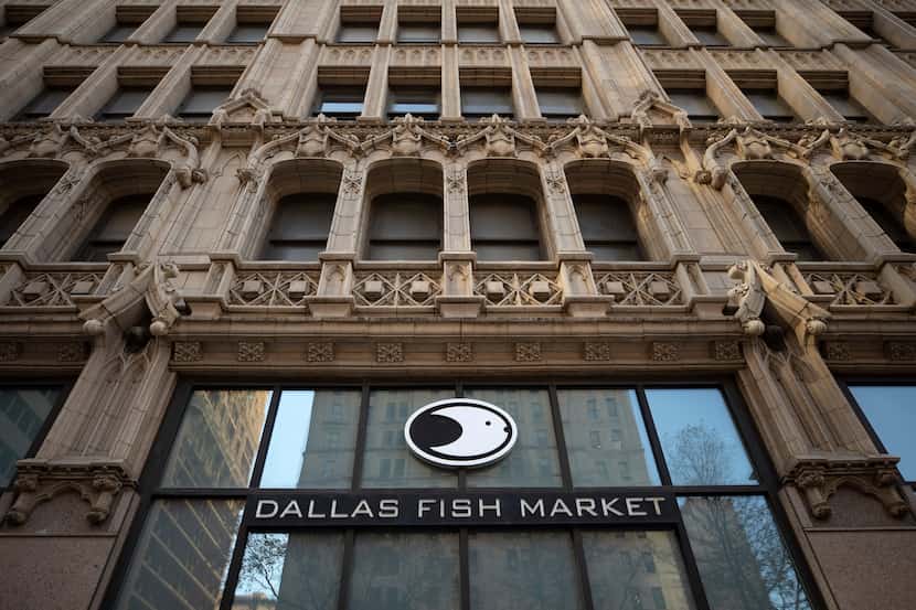 Dallas Fish Market in downtown Dallas has remained closed for two years due to the pandemic....