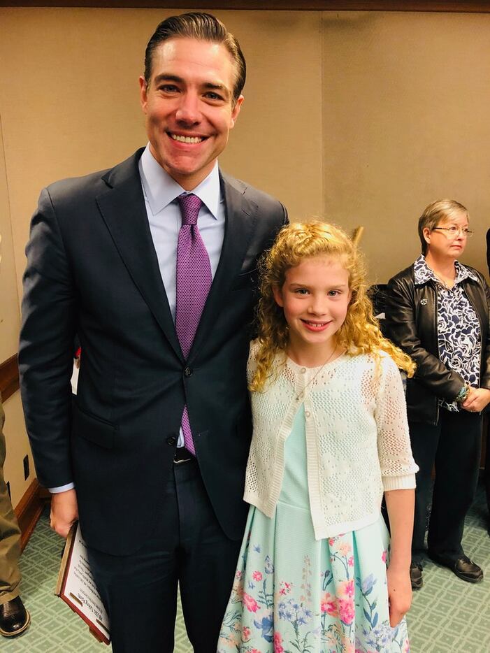 Lily Kay of East Dallas testified April 2, 2019, before a House panel at the Capitol in...