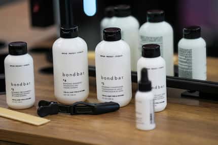 Sally Beauty's own brand Bondbar competes with Olaplex hair products. 