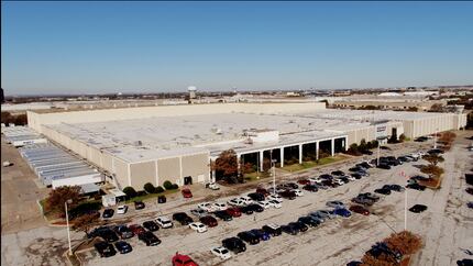 Aerial view of Lenox Square and its surrounding parking lot