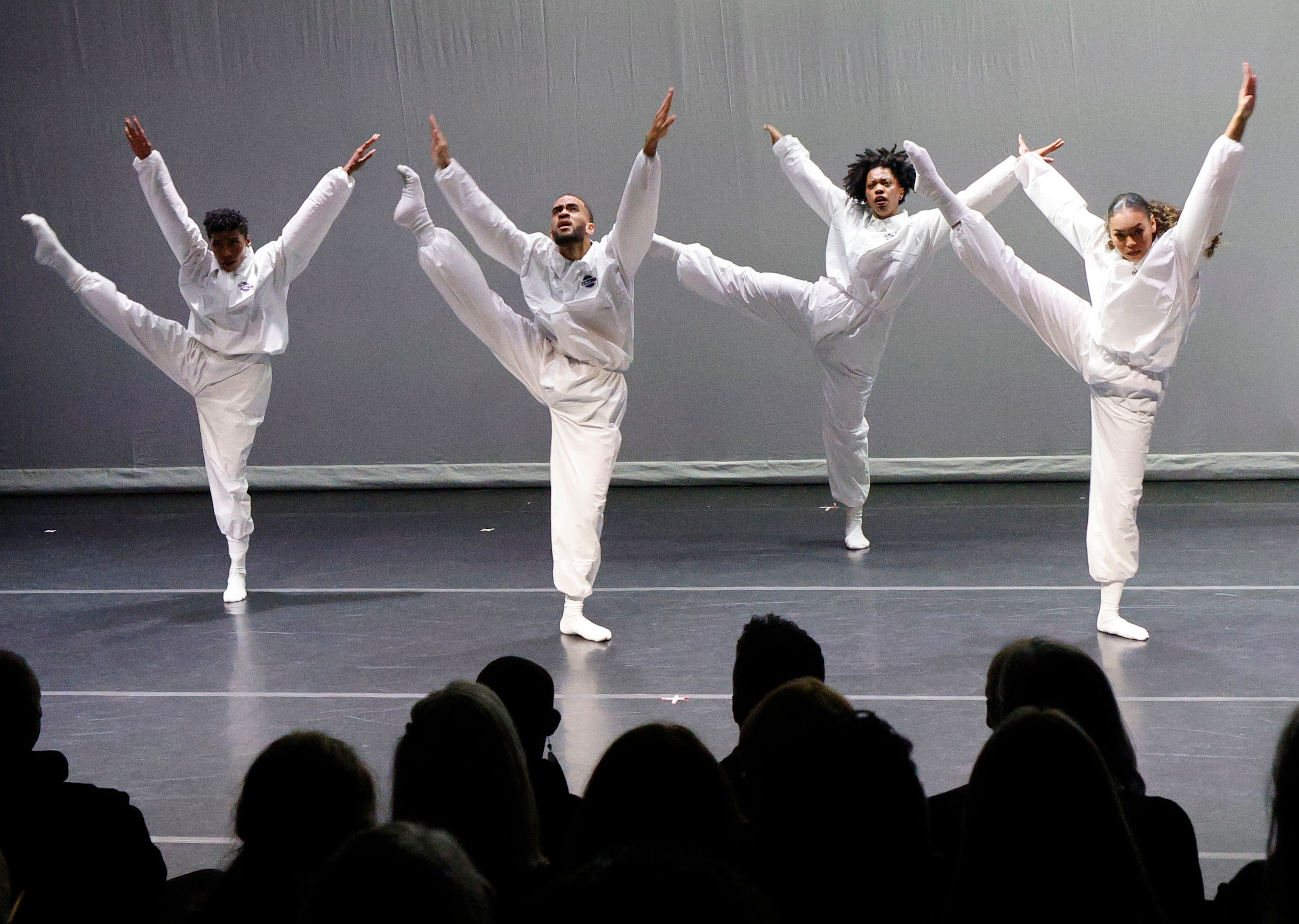 Former Dallas Black Dance Theatre dancers perform “ Psychological Warefare: A Carte...