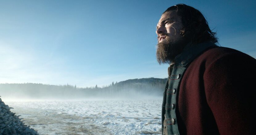 Leonardo DiCaprio in a scene from the film, "The Revenant." 