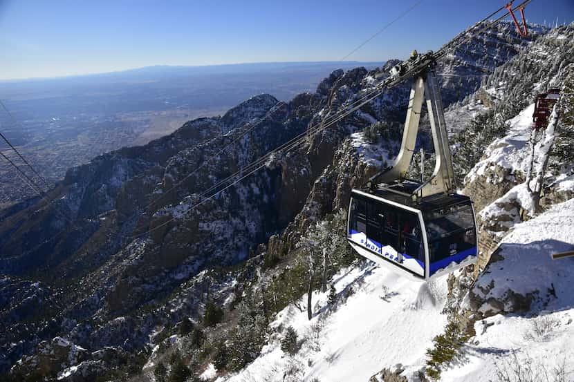 Each ride on the Sandia Peak Tramway comes with an attendant who provides interesting facts...