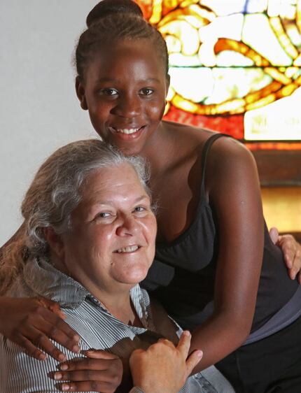 Dolena Westergard with a woman she mentored, Fausta Twizerimana, at Grace United Methodist...