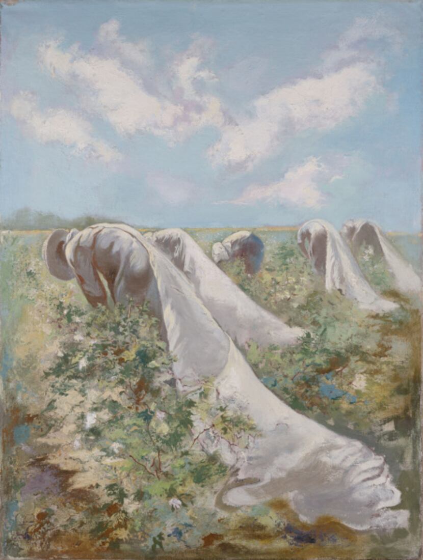 George Grosz, German
Cotton Harvest, Dallas (Cotton Pickers), 1952 
Oil on canvas 
Overall:...